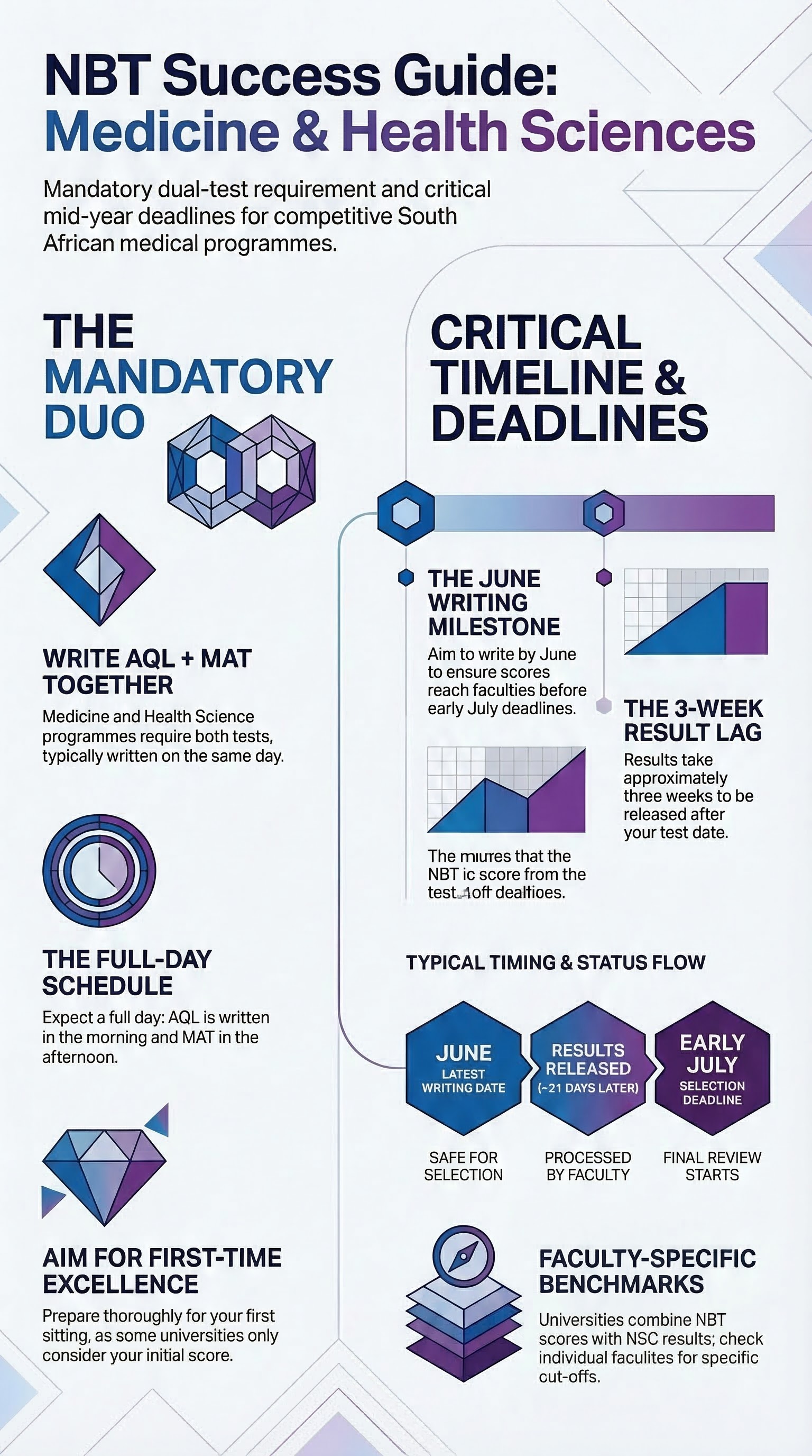 NBT for Medicine and Health Science: What You Need to Know — infographic summary