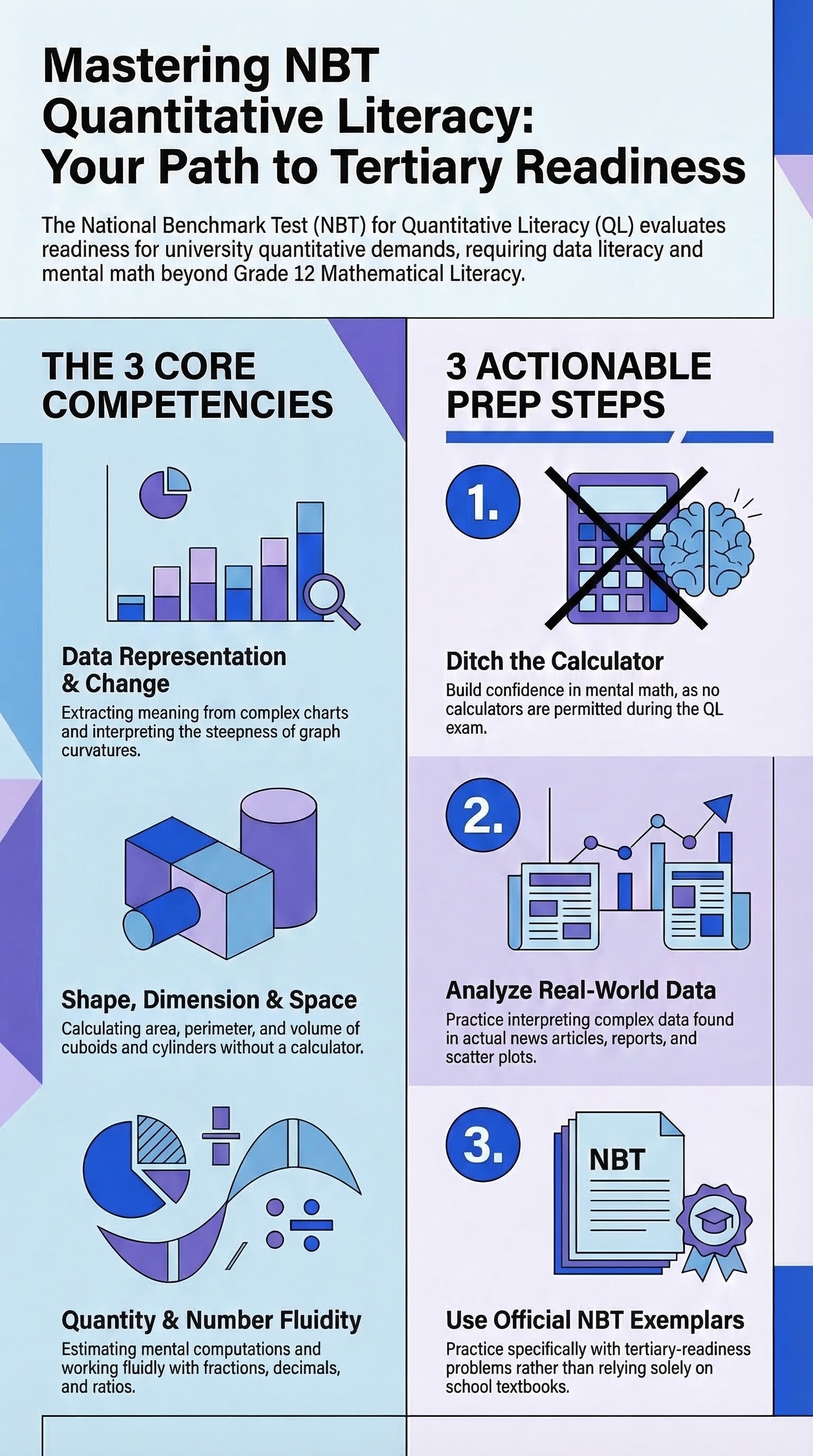 Demystifying Quantitative Literacy (QL) – It is NOT Just "Maths Lit" — infographic summary